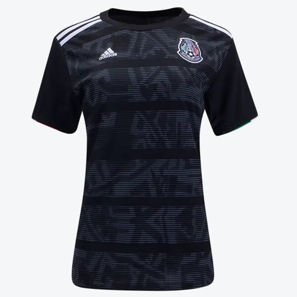 Camiseta México Replica Primera Ropa Mujer 2019 Negro